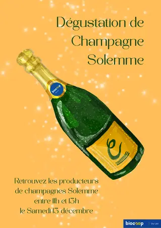 Dégustation de Champagne! 